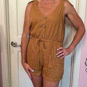 Brown romper